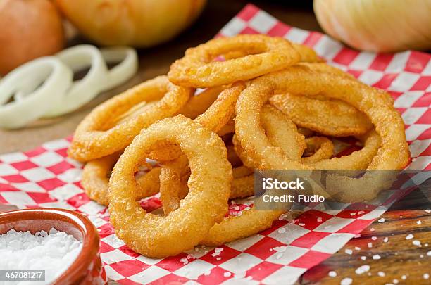 Onion Rings Stock Photo - Download Image Now - Appetizer, Batter - Food, Breaded