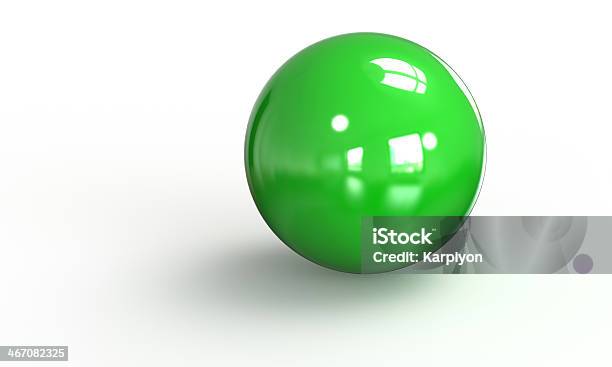 Zielony Piłka Shpere 3d Model Na Białym Tle - zdjęcia stockowe i więcej obrazów Abstrakcja - Abstrakcja, Bez ludzi, Białe tło