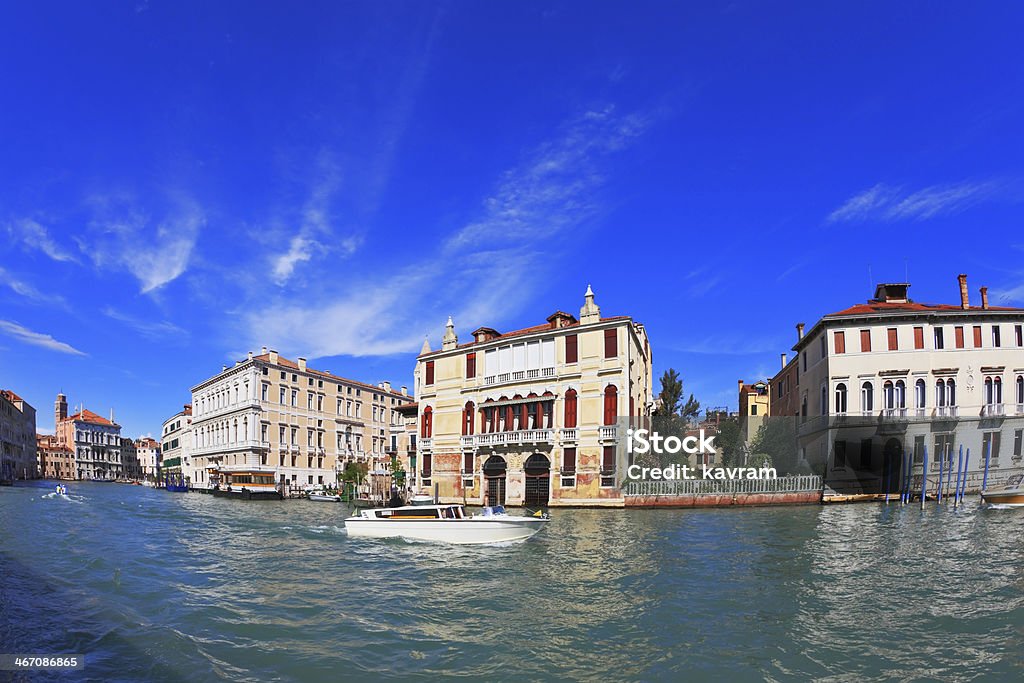 Le célèbre Grand Canal à Venise - Photo de Balcon libre de droits