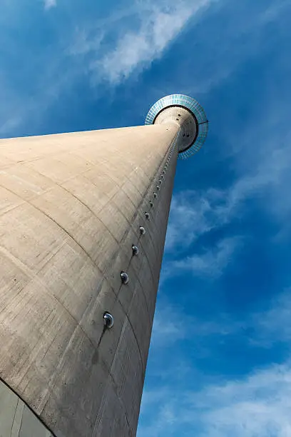 Rhine Tower in Dusseldorf, Germany.