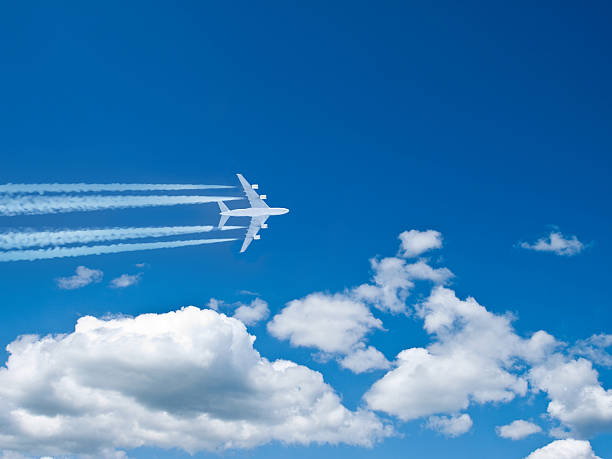istock Airplane in the sky 467089586
