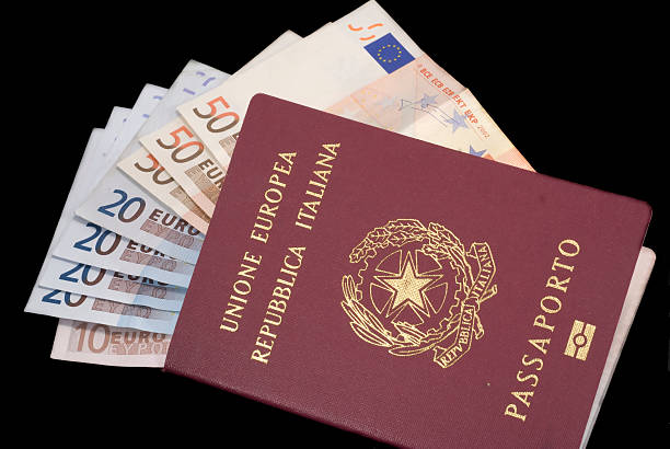 istock Passport and money 467090109