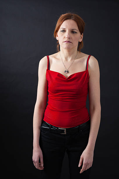 istock Beautiful woman doing different expressions in different sets of clothes 467091080