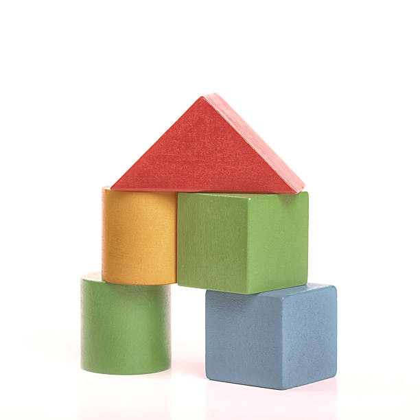istock Colorful wooden building blocks with clipped path 467092829