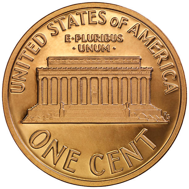 istock Reverse of the Abraham Lincoln 1995 silver penny 467093873