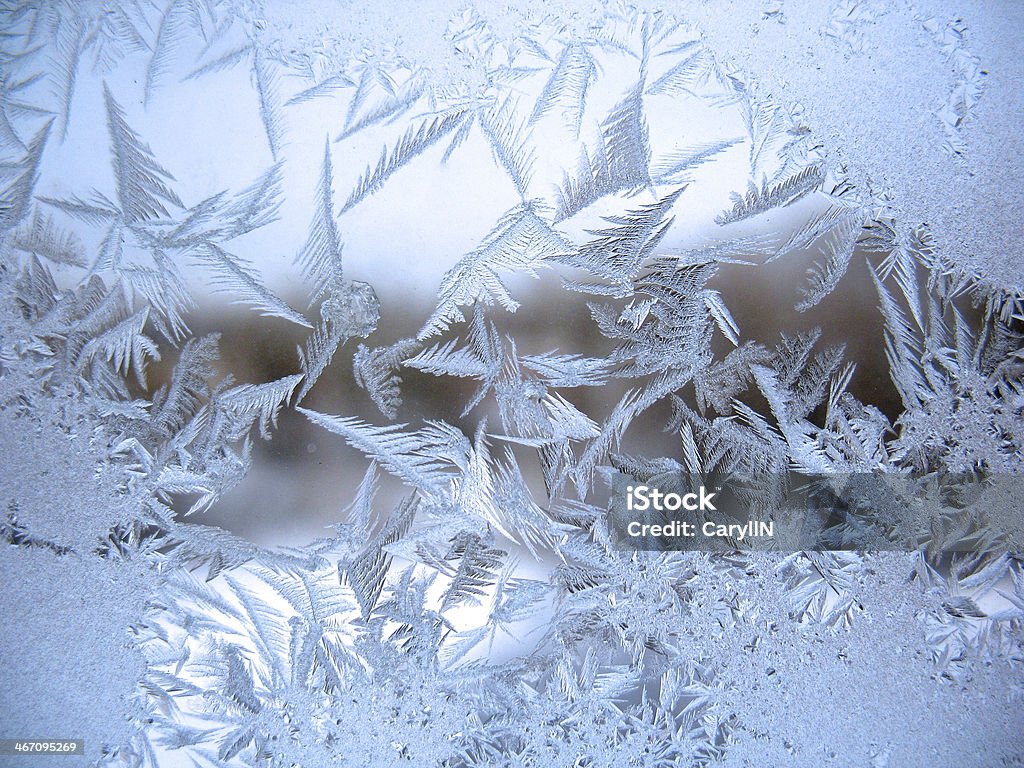 Hiver gelé fenêtre - Photo de Abstrait libre de droits