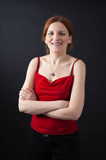istock Beautiful woman doing different expressions in different sets of clothes 467096792