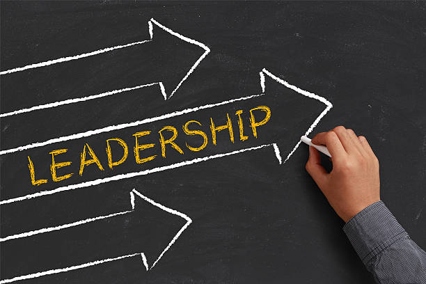 A chalk diagram of a leadership concept