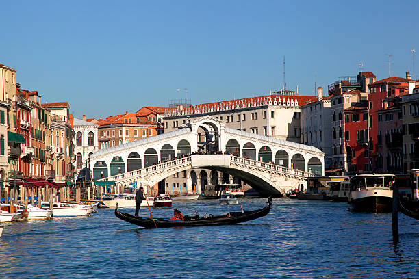 istock Venice with gondolier in Italy 467100199