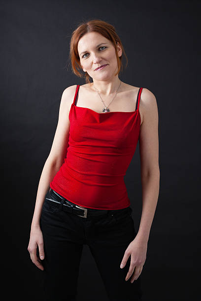 istock Beautiful woman doing different expressions in different sets of clothes 467100232