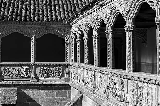 istock Cloister of Silence  b&w 467103221
