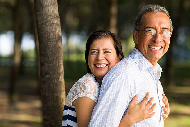 istock Smiling mature couple 467103936