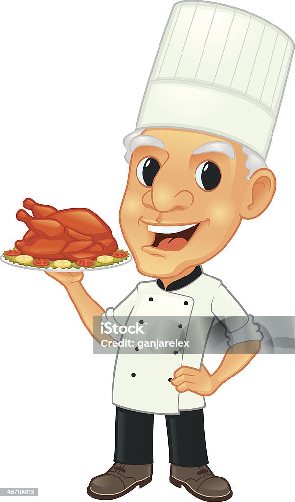 Senior Chef - clipart vectoriel de Affaires libre de droits