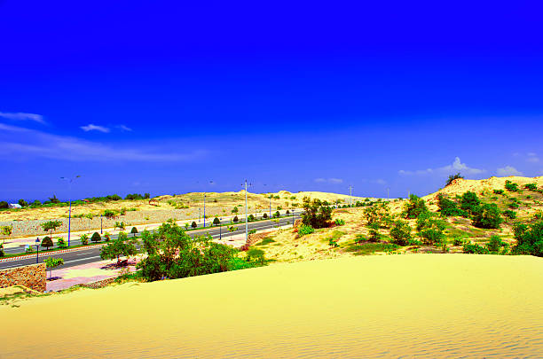Edge of Sand Dunes near Mui Ne.
