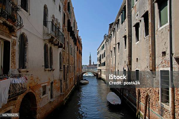 Blick Auf Den Canal Grande Und San Giorgio Maggiore In Venedig Italien Stockfoto und mehr Bilder von Brücke