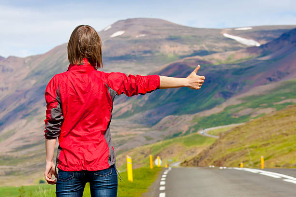 istock Young Tourist woman needs a drive 467105997