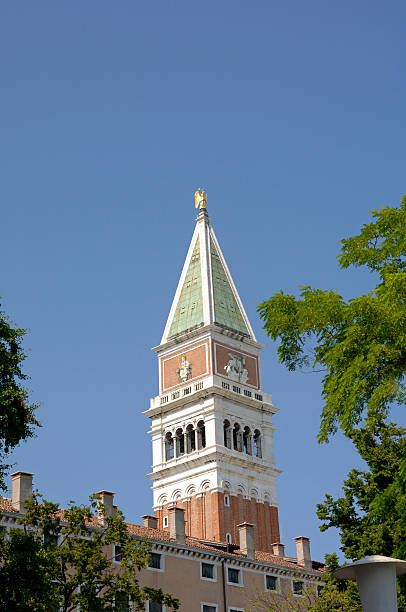 istock Saint Mark's Bell Tower and Royal Gardens, Venice, Italy 467106153