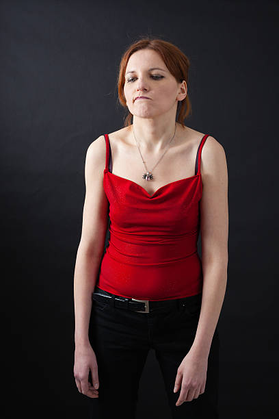 istock Beautiful woman doing different expressions in different sets of clothes 467107260
