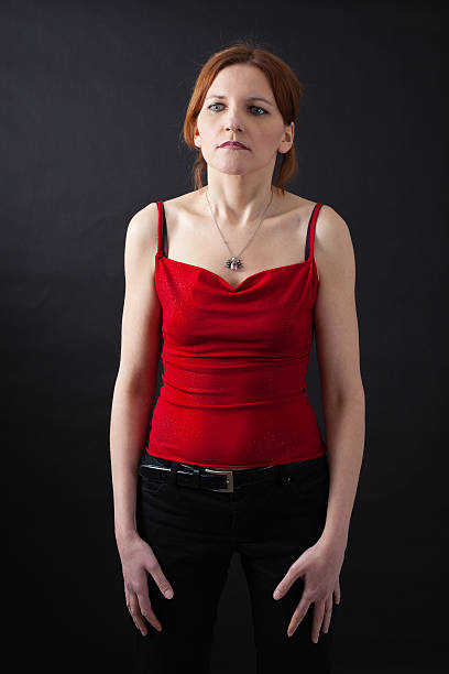 istock Beautiful woman doing different expressions in different sets of clothes 467107308