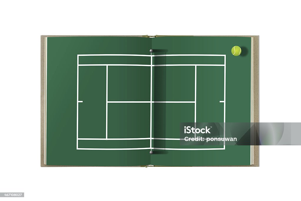 tennis cort réserver - Photo de Balle de tennis libre de droits