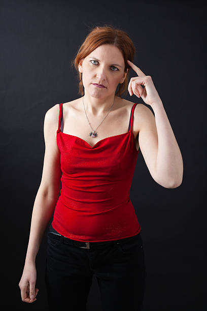 istock Beautiful woman doing different expressions in different sets of clothes 467108142