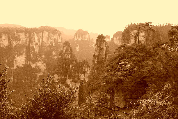 istock TianZi Mountain natural scenery 467108228