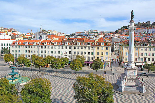 istock Rossio square, Lisbon, Portugal 467111751