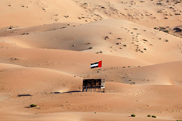 Desert landscape in Abu Dhabi