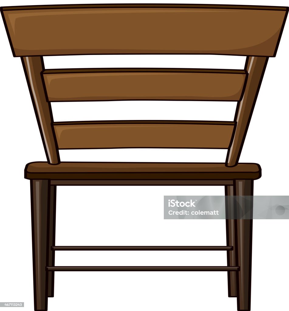 木製の椅子 - くつろぐのロイヤリティフリーベクトルアート