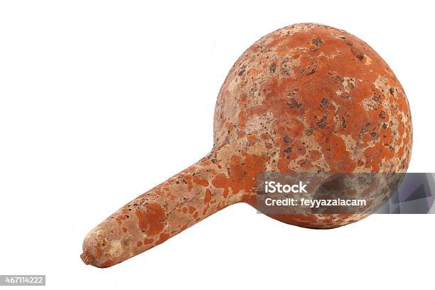 Old Pumpkin On White Background Stock Photo - Download Image Now - 2015, Autumn, Brown