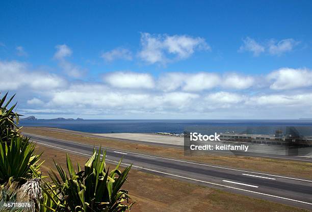 Airport In Funchal Madeira Portugal Stock Photo - Download Image Now - Airport, Funchal, 2015