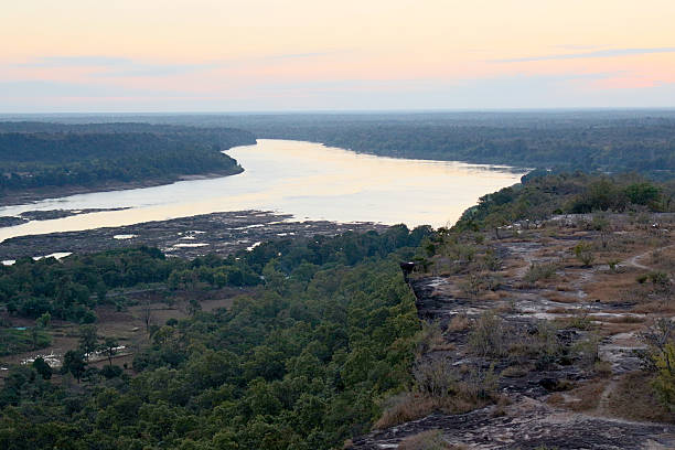 istock View lanscape of Pha Taem National Park Ubon Ratchathani , Thailand 467118133