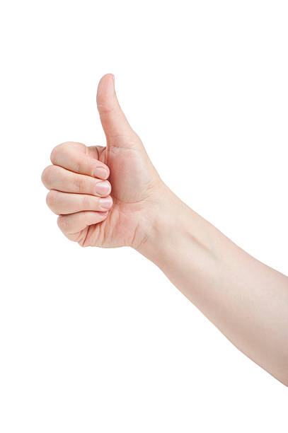 istock Female hand with a raised finger (
