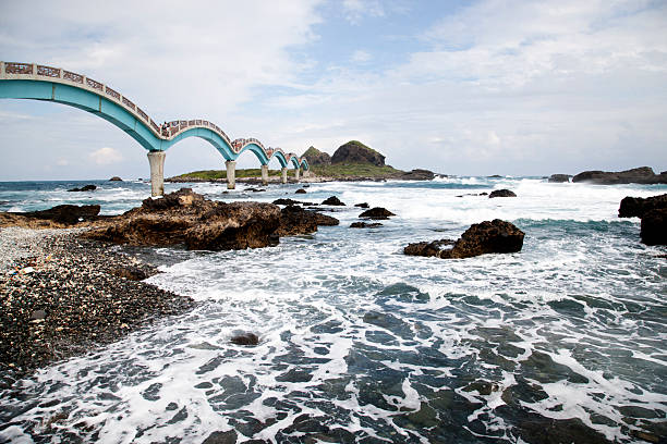 Sansiantai Dragon Bridge to Sanxiantai Island, Taitung, Taiwan