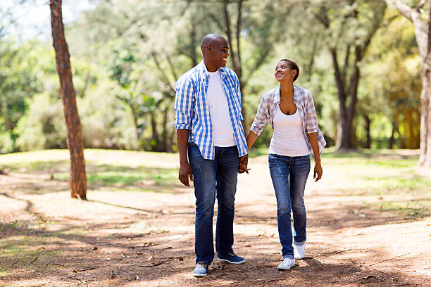 istock african couple enjoying a walk 467121812