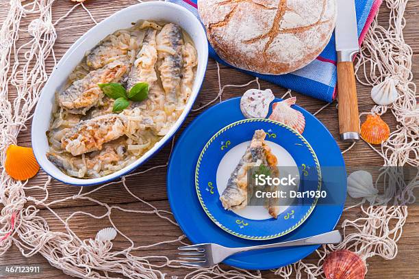 Crossly Inlaid Fried Herrings Stock Photo - Download Image Now - Aioli, Appetizer, Carrot