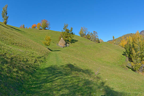 Rural landscape with canyon and river close to Tsalka town in Shida Kartli region in Georgia