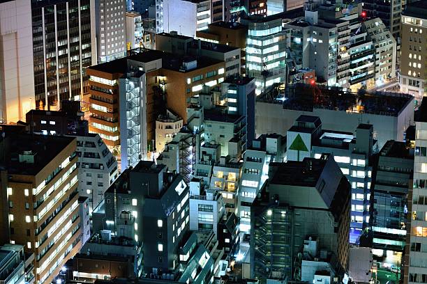 istock Greater Tokyo area dense building cityscap at dusk 467128482