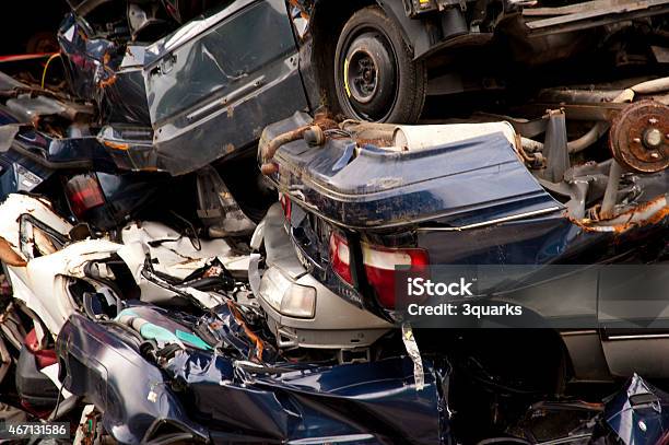 Scrap Stock Photo - Download Image Now - 2015, Car, Finance
