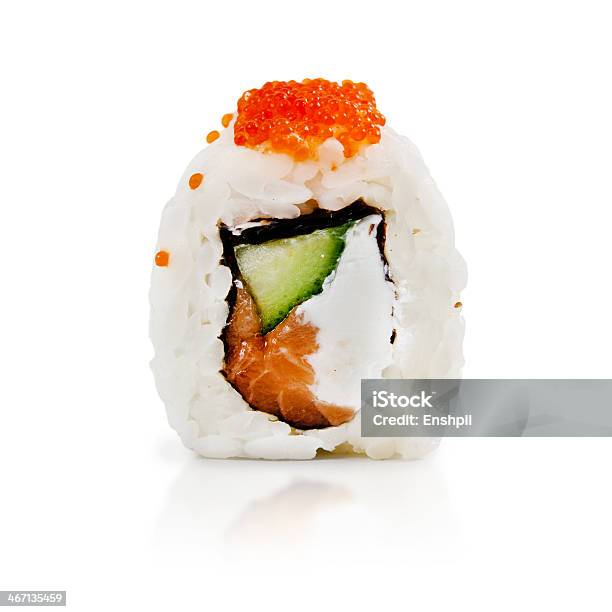 伝統的な日本の寿司白背景 - とびこのストックフォトや画像を多数ご用意 - とびこ, アジア大陸, アジア文化