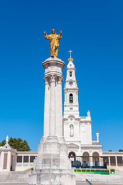 istock Statue of Jesus in Fatima Sanctuary 467138624
