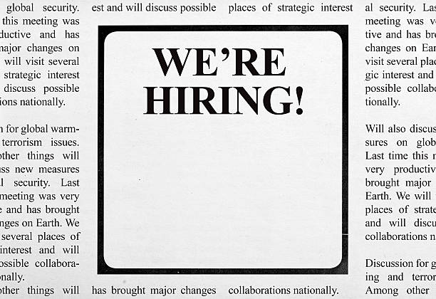 istock Job ad in newspaper 467140382
