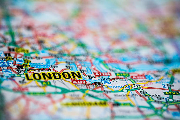 istock Close Up Map of London 467140488