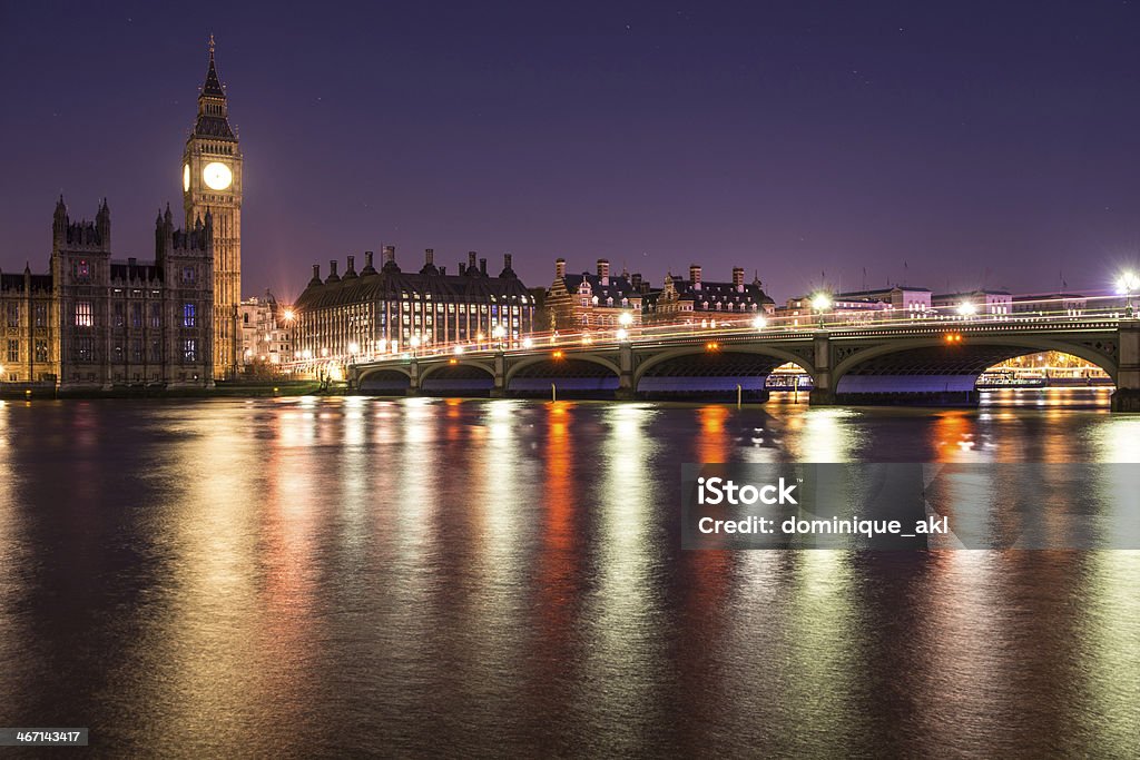 Río Támesis, el Big Ben y Westminster bridge - Foto de stock de Aire libre libre de derechos