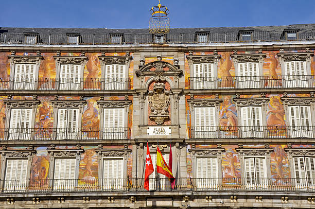 istock Architecture at Plaza Mayor (Main Square) in Madrid, Spain 467146745