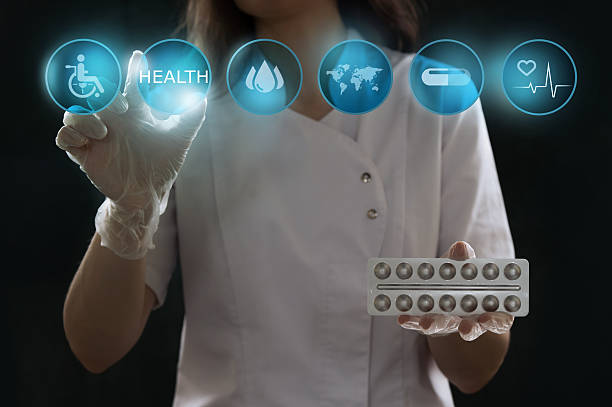 istock Healthcare, medical and future technology concept 467147090