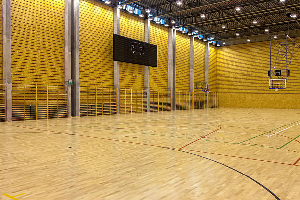 istock Basketball court 467147132