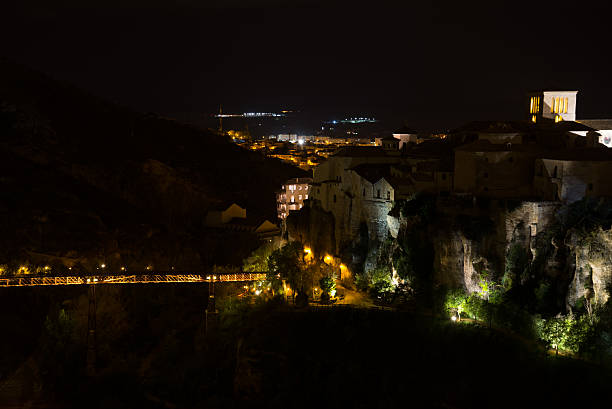 istock Hanging houses of Cuenca at night. Spain. 467147380