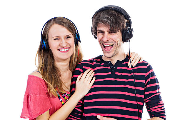 istock Couple with headphones 467148699