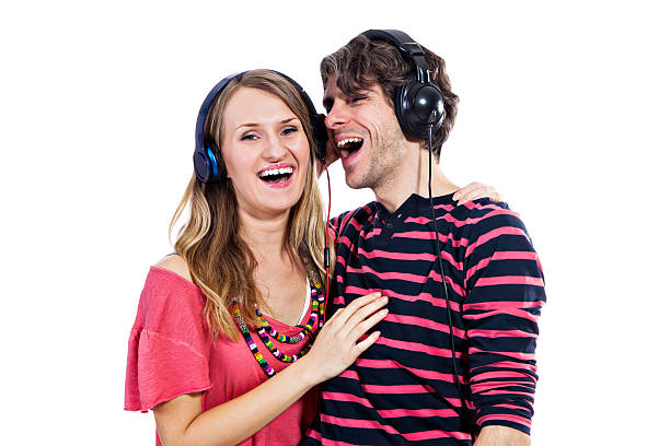 istock Couple with headphones 467148723
